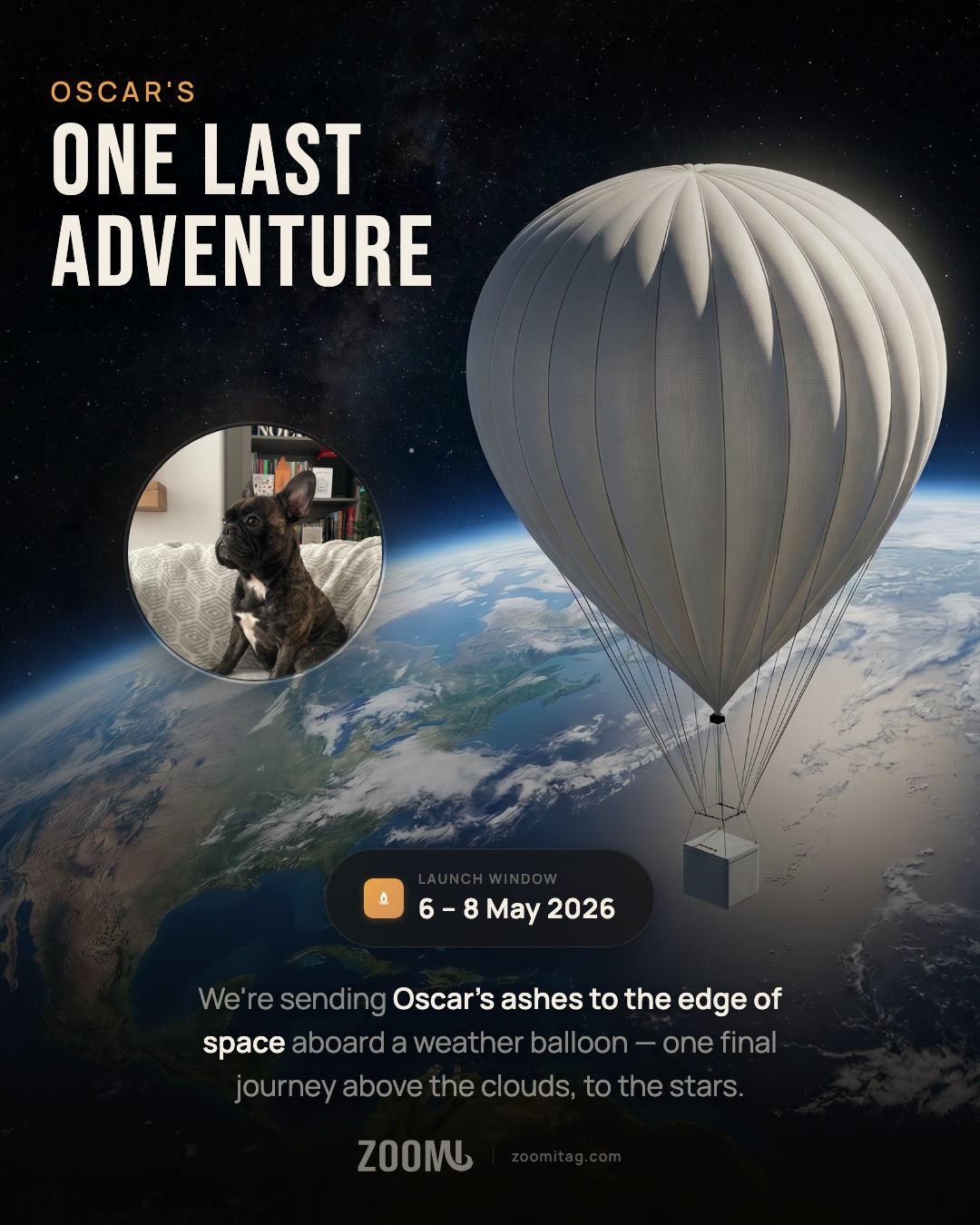 Oscar's One Last Adventure launch poster